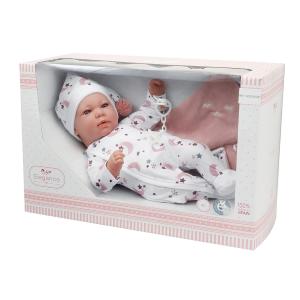 ARIAS - BAMBOLA REBORN BEBÈ 45 CM CORPO MORBIDO NANNA ROSA 65328