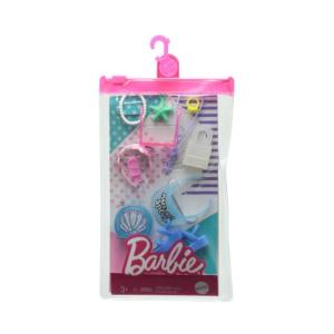 BARBIE ABITI FASHION SET ACCESSORI TEMA MARE