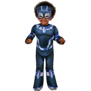 COSTUME PRESCOLARE BLACK PANTHER SPIDEY MIS. XS 2-3 ANNI UK