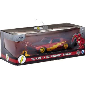 DC FLASH CHEVY CAMARO 1:32 RUOTA LIBERA CON PERSONAGGIO