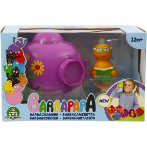 BARBAPAPA' BARBACAMERETTA MINI PLAYSET CAMERETTA VIOLA CON PERSONAGGIO BARBOTTINA