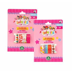 TWINNIES CREATIVE TAPE NASTRI PER PESONALIZZARE DIARI,AGENDE, QUADERNI