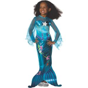 COSTUME SIRENETTA MAGICA BAMBINA MISURA 3-4 ANNI