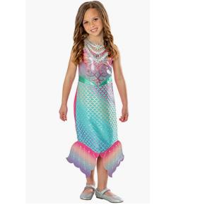 COSTUME BARBIE SIRENA DELUXE INF MIS. M 5-6 ANNI UK