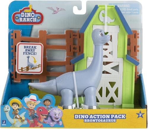 DINO RANCH PLAYSET ACTION CON DINOSAURO BRONTOSAURUS BRONTOSAURO