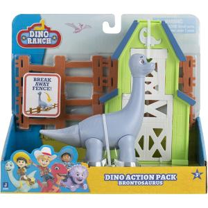 DINO RANCH PLAYSET ACTION CON DINOSAURO BRONTOSAURUS BRONTOSAURO