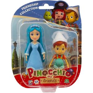 PINOCCHIO - BLISTER 2 PERSONAGGI CON ACCESSORI PINOCCHIO E FATA TURCHINA