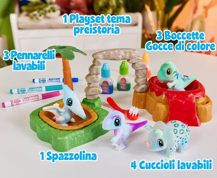 WASHIMALS DINOSAUR PETS - SET GIOCO