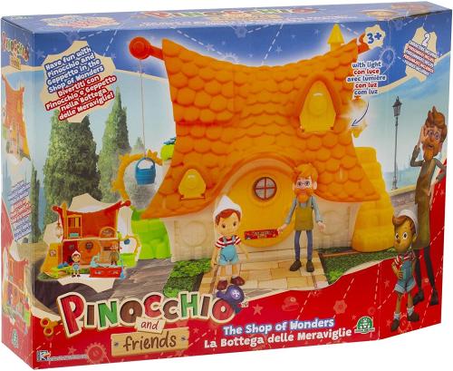 PINOCCHIO - CASA DI GEPPETTO CON 2 PERSONAGGI