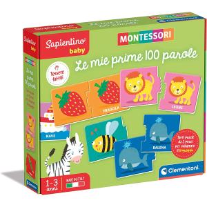 SAPIENTINO BABY MONTESSORI LE MIE PRIME 100 PAROLE