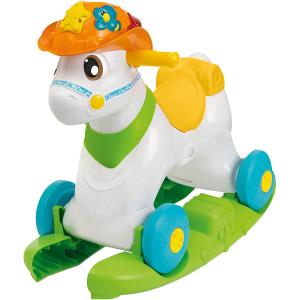 CHICCO BABY RODEO 3 IN 1: CAVALCABILE, DONDOLO, CENTRO ATTIVITA' ITALIANO/INGLESE