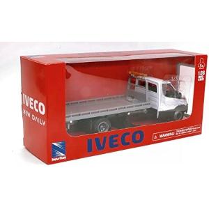 CAMION IVECO DAILY BIANCO CON PIANALE 1:36