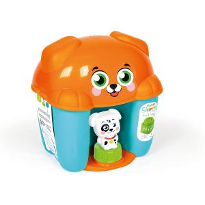 CLEMMY DOG & PUPPY BUCKET - SECCHIELLO CON MATTONCINI MORBIDI, COSTRUZIONI - CANE E CAGNOLINO