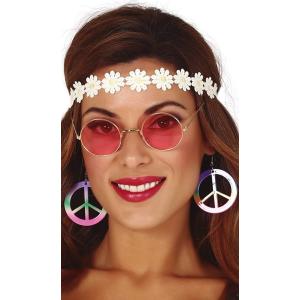 SET HIPPIE FASCIA, OCCHIALI, ORECCHINI