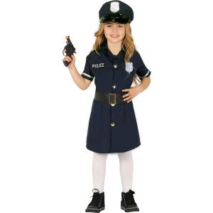 COSTUME POLIZIOTTA BAMBINA TAGLIA 3-4 ANNI