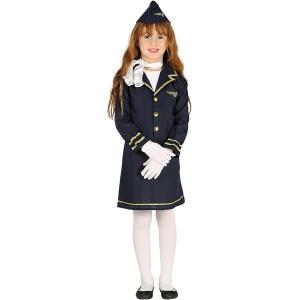 COSTUME HOSTESS BAMBINA TAGLIA 3-4 ANNI