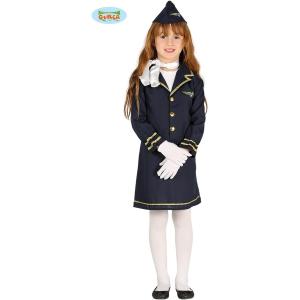 COSTUME HOSTESS BAMBINA TAGLIA 7-9 ANNI