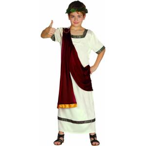 COSTUME SENATORE ROMANO OTTAVIANO AUGUSTO CESARE TAGLIA 14-16 ANNI