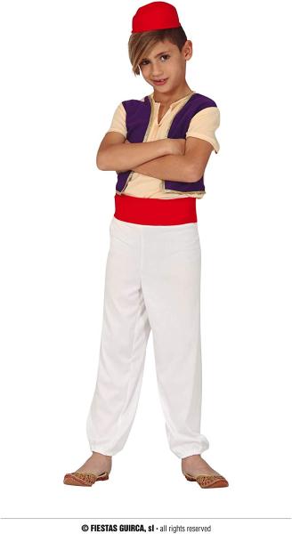 Prodotto: GUI-77281 - COSTUME LADRO DEL DESERTO ALADDIN ALADINO TAGLIA 7-9  ANNI - GUIRCA