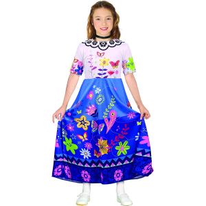 COSTUME PRIMAVERA FIORI MIRABEL TAGLIA 5-6 ANNI ENCANTO