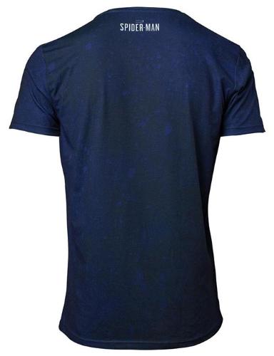 T-SHIRT UOMO MANICA CORTA SPIDERMAN ACID WASH TAGLIA M