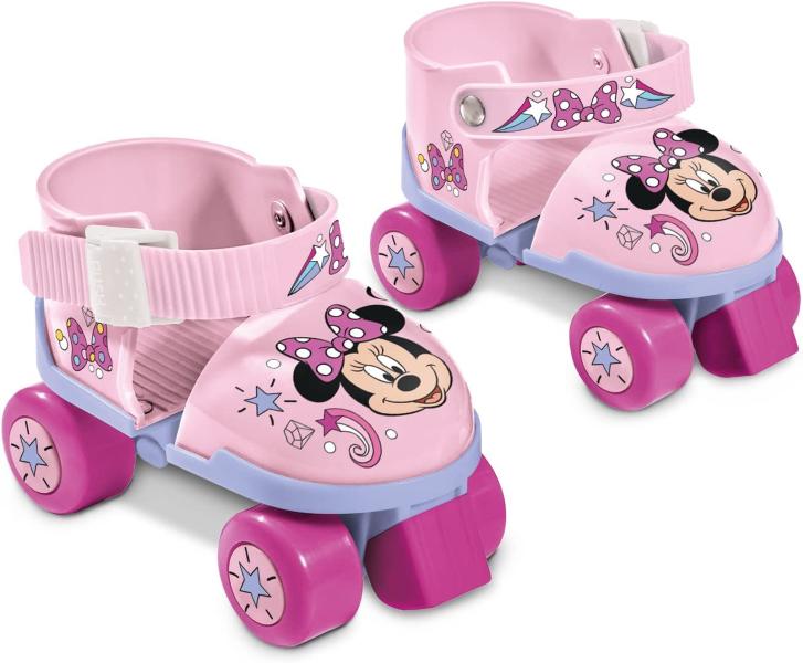 SET PATTINI ROLLER SKATE E PROTEZIONI MINNIE REGOLABILE 22-29