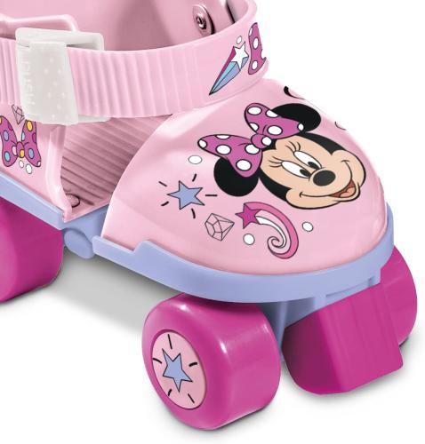 SET PATTINI ROLLER SKATE E PROTEZIONI MINNIE REGOLABILE 22-29