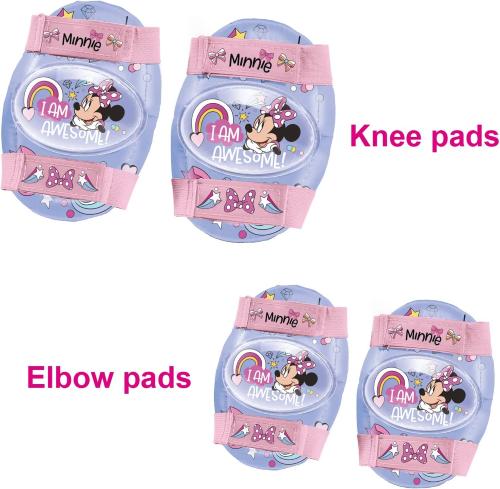 SET PATTINI ROLLER SKATE E PROTEZIONI MINNIE REGOLABILE 22-29