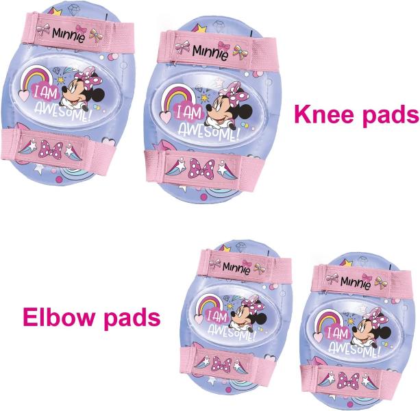 SET PATTINI ROLLER SKATE E PROTEZIONI MINNIE REGOLABILE 22-29