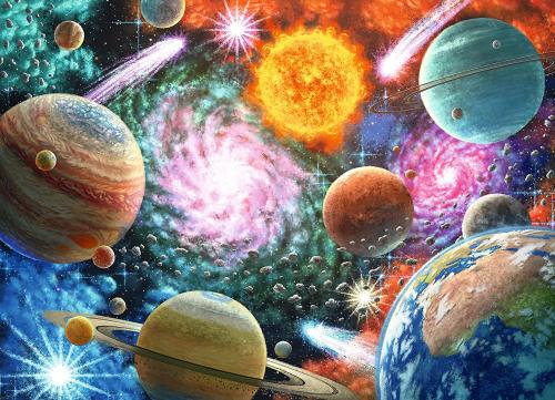 PUZZLE 100 PZ XXL STELLE E PIANETI