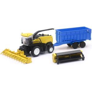 NEW HOLLAND HARVESTER RF850 & TRAILER 1:62