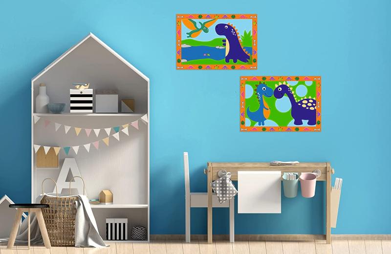 CREART SERIE JUNIOR: 2 X DINOSAURI