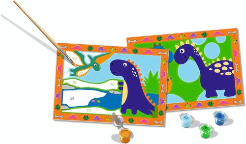 CREART SERIE JUNIOR: 2 X DINOSAURI