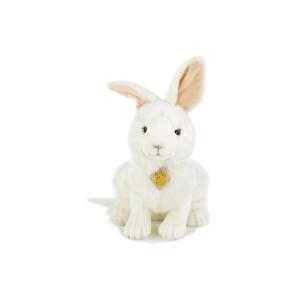 PELUCHE 'LAPO' CONIGLIO BIANCO NATURALE 30 CM