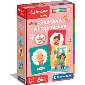 SAPIENTINO BABY MONTESSORI CARD EMOZIONI ED ESPRESSIONI