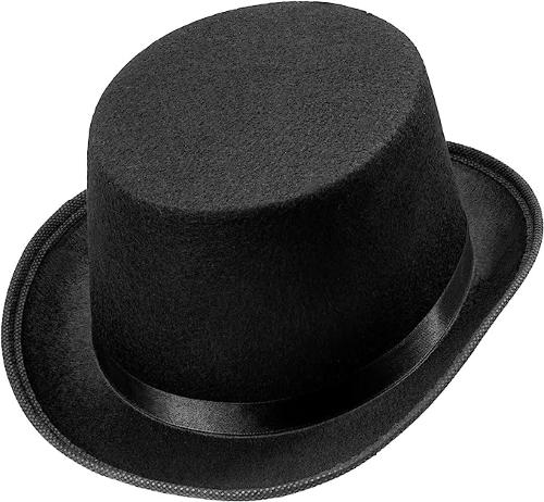 Prodotto: WID-1397T - CAPPELLO CILINDRO NERO IN FELTRO MISURA BAMBINO -  WIDMANN