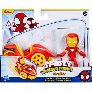 SPIDEY AMAZING FRIENDS VEICOLO & PERSONAGGIO IRON MAN