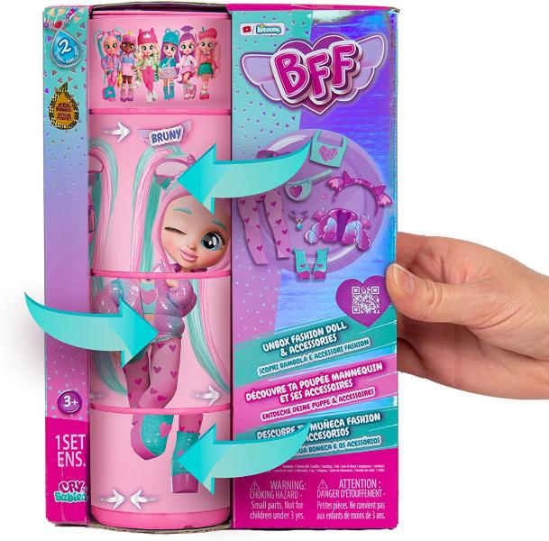 BFF CRY BABIES SERIE 2 FASHION DOLL 20 CM BRUNY