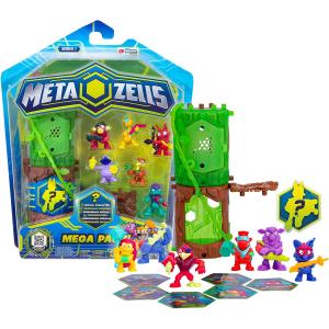 METAZELLS MEGA PACK 7 PERSONAGGI A SORPRESA E 2 TRONCHI