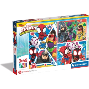PUZZLE 3X48 PZ SPIDEY & HIS AMAZING FRIENDS