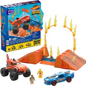 HOT WHEELS COSTRUZIONI MEGA TIGER SHARK SUPER SCONTRI  