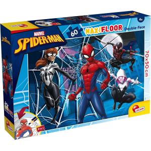 PUZZLE DOBLE FACE MAXI FLOOR 60 PZ SPIDERMAN MARVEL