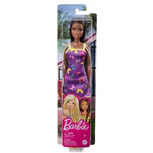 BARBIE TRENDY CON VESTITO VIOLA CON FARFALLE