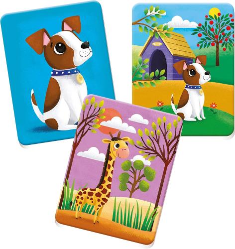 SAPIENTINO BABY MONTESSORI CARD LE CASE DEI CUCCIOLI