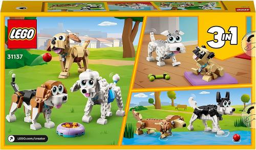 lego Creator 3 in 1 - Adorabili Cagnolini, Set con Bassotto