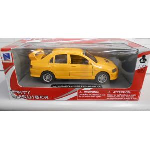 AUTO 1:32 MITSUBISHI LANCER EVOLUTION VII GIALLO