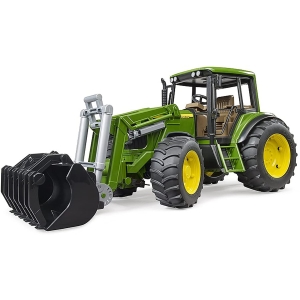 BRUDER- TRATTORE JOHN DEERE 6920 CON CARICATORE FRONTALE