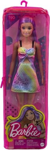 Prodotto: MAT-FBR37.HBV22 - BARBIE FASHIONISTAS - BAMBOLA CAPELLI VIOLA CON  VESTITO ARCOBALENO - MATTEL