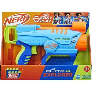 NERF ELITE JR EXPLORER BLASTER CON 8 DARDI