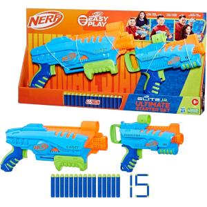 NERF ELITE JR ULTIMATE STARTER SET 2 BERSAGLI E 15 DARDI